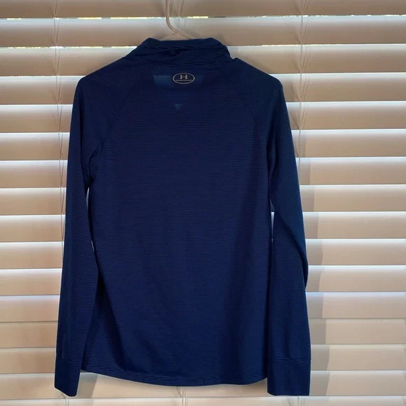 Under Armour Blue Quarter-Zip Top M‎ - Picture 3 of 3